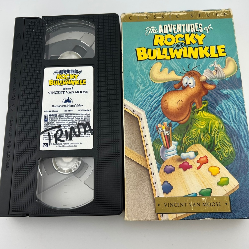 Rocky Bullwinkle Vincent Van Moose‎ VHS Vol 3 Buena Vista